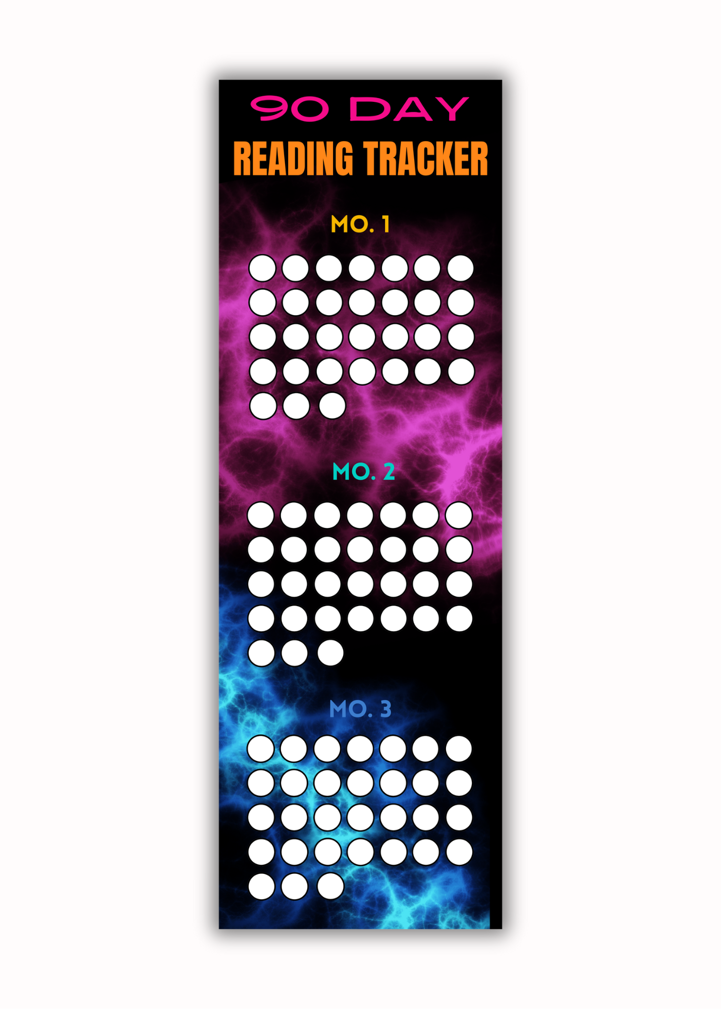 90 Day Reading Tracker